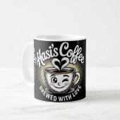 Hasi’s Coffee Cute Smiling Cup Mug  (Devant gauche)