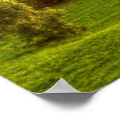 Hasliberg Zwitserland sunset and Swiss Mountains Poster (Hoek)