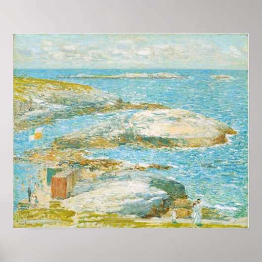 Hassam - Bathing Pool Appledore Poster (Voorkant)