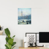 Hassam - Madison Square Snowstorm 1893 Poster (Thuiskantoor)