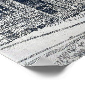 Hassam - Oak en het oude huis in het voorjaar Poster (Hoek)