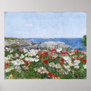 Hassam - Papavers Op De Isles Of Shoals 1890 Poster