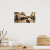 Hassam - Station Cab Bonaparte 1887 Poster (Keuken)