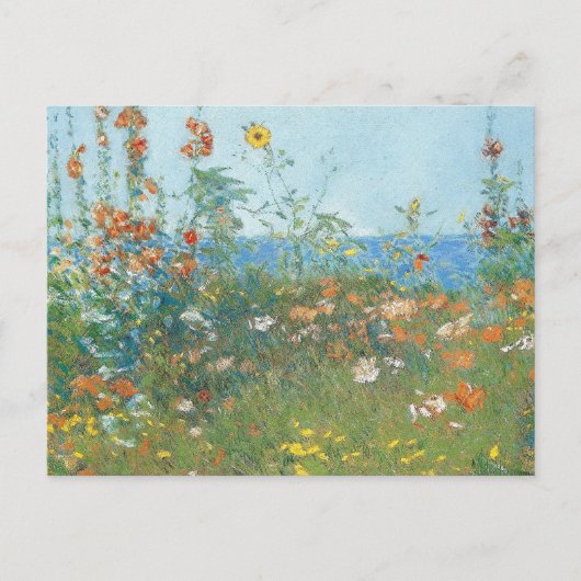 Hassam's "Poppies, l'île des Shoals" - Carte posta (Devant)