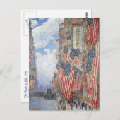 Hassam's vierde juli briefkaart (Voorkant / Achterkant)