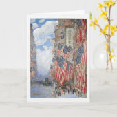 Hassam's vierde juli kaart (Gele Bloem)