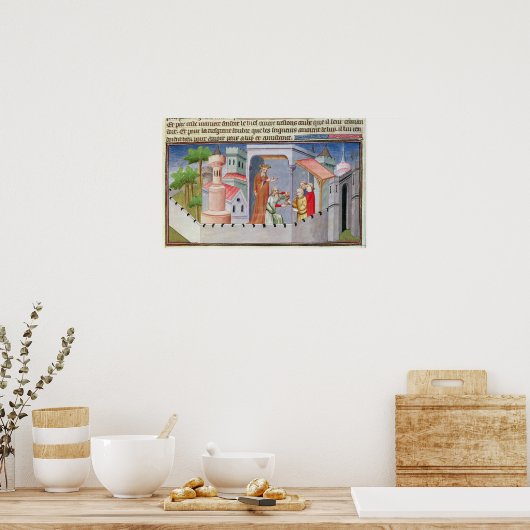 Hassan i Sabbah leidt de initiatieven Poster (Keuken)