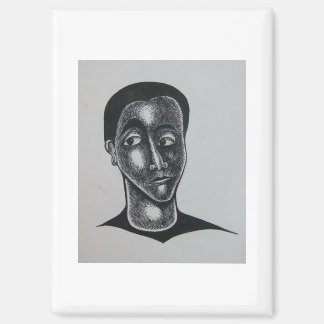 Hassan Wahba Kruisgearceerd Portret Magneet