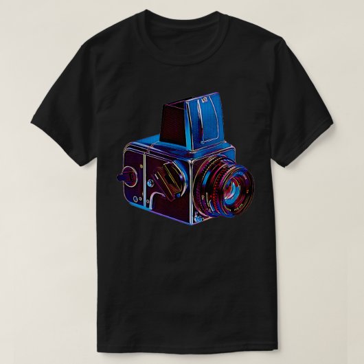  Hasselblad Stijlcamera T-shirt (Design voorkant)