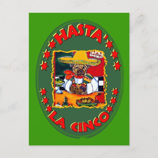 HASTA LA CINCO BRIEFKAART (Voorkant)