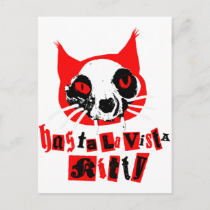 HASTA LA VISTA KAT BRIEFKAART