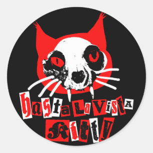 HASTA LA VISTA-KAT RONDE STICKER
