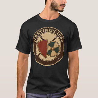 Hastings 1066 Heraldisch Schild Embleem T-shirt