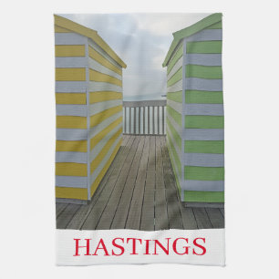Hastings Beach hutte serviette de thé