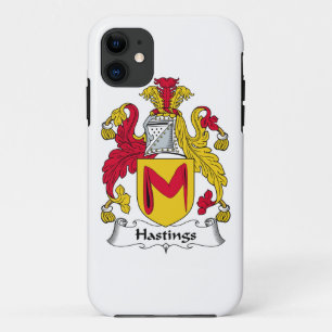 Hastings Family Crest iPhone 11 Hoesje