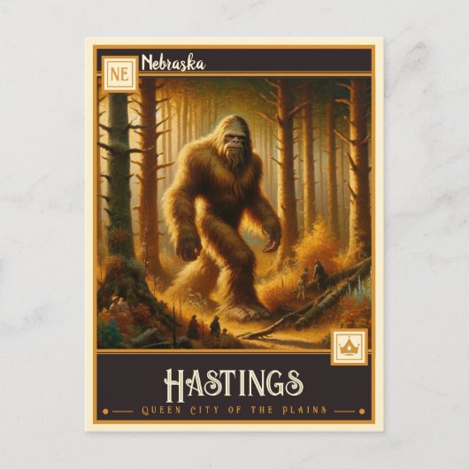 Hastings, Nebraska |  Briefkaart (Voorkant)