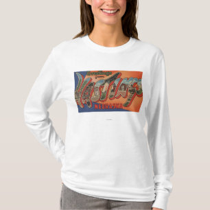 Hastings, Nebraska - grote letterscènes T-shirt