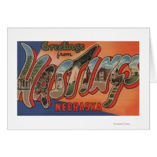 Hastings, Nebraska - Scènes de grandes lettres