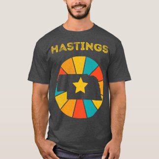 Hastings Nebraska Vintage Gedecoreerd Souvenir 1 T-shirt