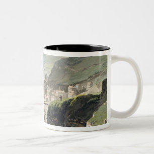 Hastings uit East Cliff van 'A Voyage Arou' Tweekleurige Koffiemok
