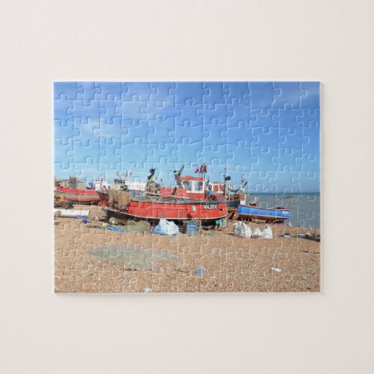 Hastings vissersboot legpuzzel (Horizontaal)