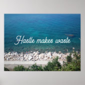Hastle fait une affiche proverbe de déchets (Devant)