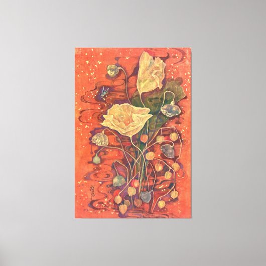 Hasuha no Yume: Dream of the Fading Lotus Canvas Afdruk (Voorkant)