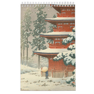 Hasui Kawase - Winter Scenery Kalender