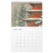 Hasui Kawase - Winter Scenery Kalender (Jan 2026)