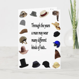 HAT BIRTHDAY CARD KAART