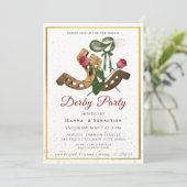 Hat Derby Party Invitation (Debout devant)
