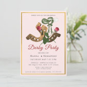 Hat Derby Party Invitation (Debout devant)