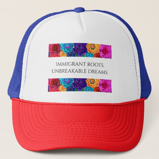 Hat - Trendy Immigrant Roots Trucker Pet (Voorkant)