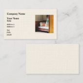 Hatboxes Seen Through an Open Door Visitekaartje (Voorkant / Achterkant)