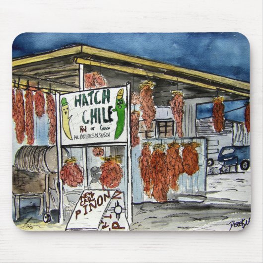 hatch chili New Mexico-muispad Muismat (Voorkant)