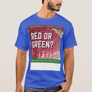 Hatch New Mexico Chili Capitol rood of groen T-shirt