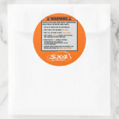 Hatch Warning Sticker (Tas)