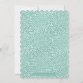 Hatché Floral Carte photo de vacances de Pâques - (Dos)