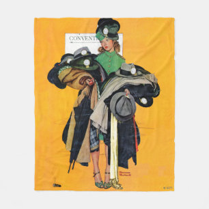 Hatcheck Girl Fleece Deken