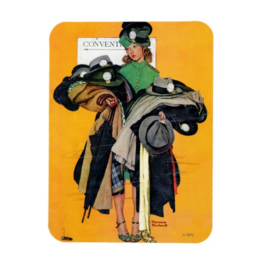 Hatcheck Girl Magneet (Verticaal)