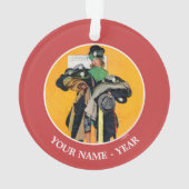 Hatcheck Girl Ornament (achterkant)