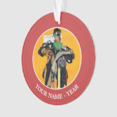 Hatcheck Girl Ornament (voorkant)