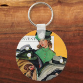 Hatcheck Girl Sleutelhanger (Voorkant)