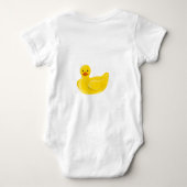 Hatched Baby Birthday Romper (Achterkant)