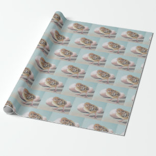 Hatched Chick Bird Art Wrapping Paper Cadeaupapier