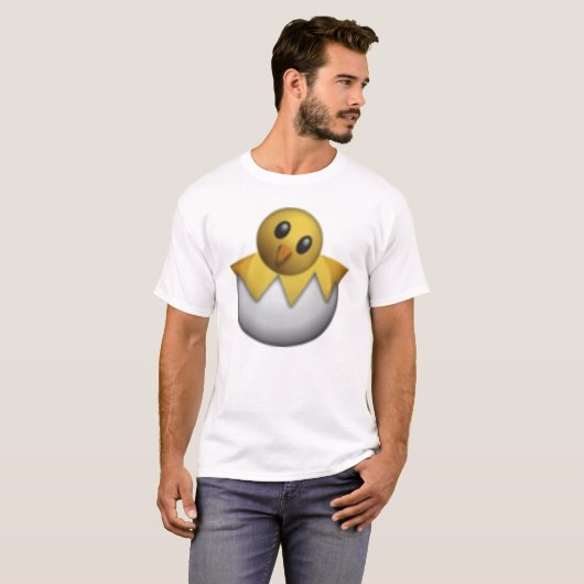 Hatching Chick - Emoji T-shirt (Voorkant volledig)