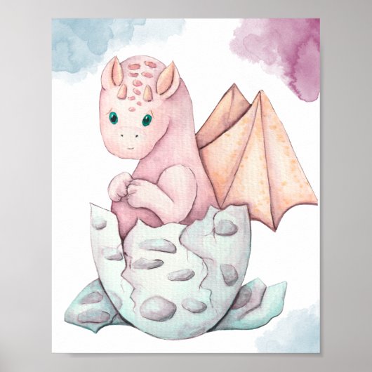 Hatching Dragon Display Poster (Voorkant)