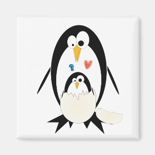 Hatching Penguin Magnet Magneet