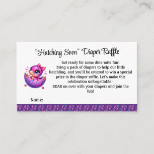 "Hatching Soon" Dino Luier Raffle Enclosure Kaart