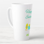 Hatchs de Pâques Grande Mug latte (Angle gauche)